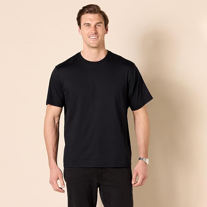 Essentials Men's Cotton Regular-Fit Short-Sleeve Crewneck T-Shirt