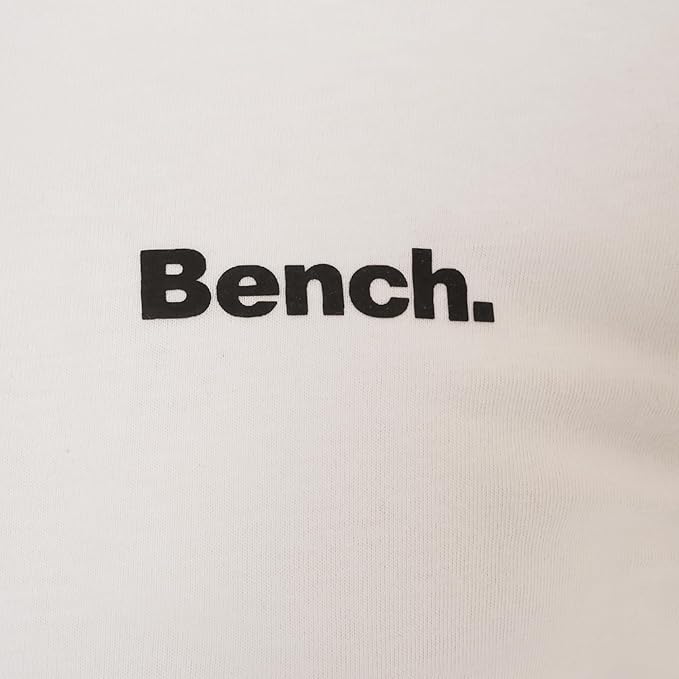 Bench Men's Envoy Everyday T-Shirt Multipack, Assorted Plain Colours, 100% Cotton, 5 Pack, Crew Neck Classic Fit Short Sleeve Tee, Everyday Men'